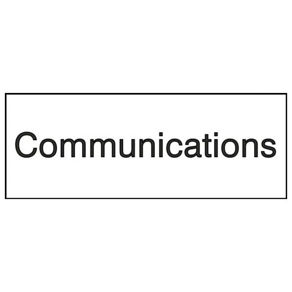 Accuform 8 in W x 3 in H, Engraved Plastic PSG858WT - main